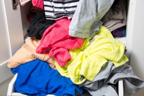 Bank transfer and invoicing illustration for office clearance